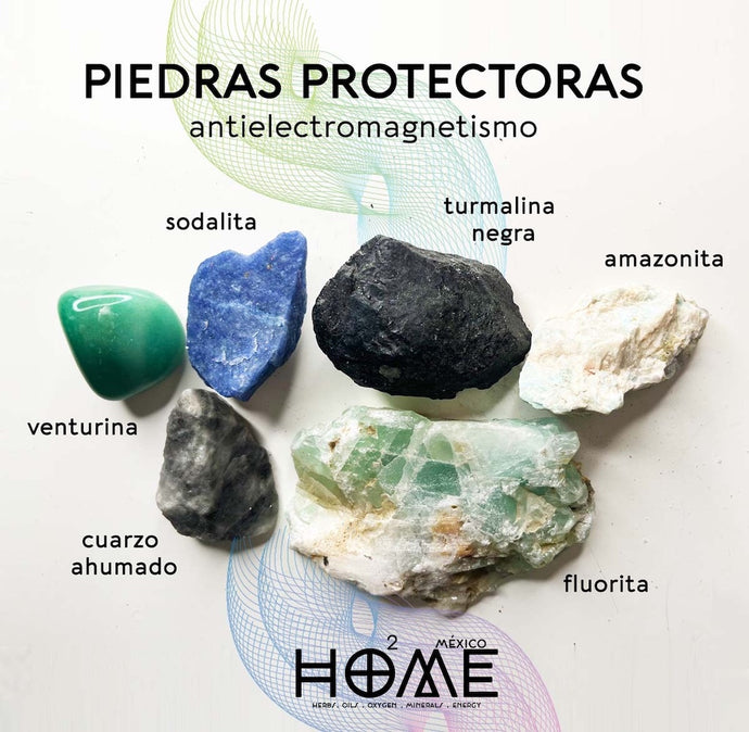 Kit de rocas repelentes de Electromagnetismo y radiaciones