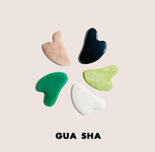 Gua Sha Masajeador Facial de Cuarzos Naturales