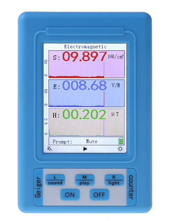 Medidor de Campos Electromagnéticos, Eléctricos y Magnéticos